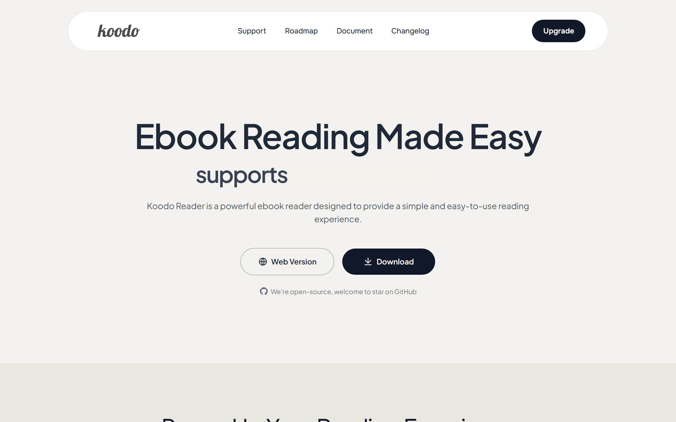 Koodo Reader 官网
